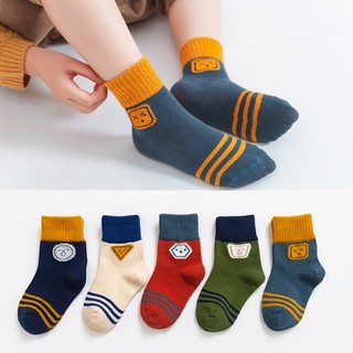 Tất cho bé, set 5 đôi tất cao cấp cho bé, chất đẹp, ấm