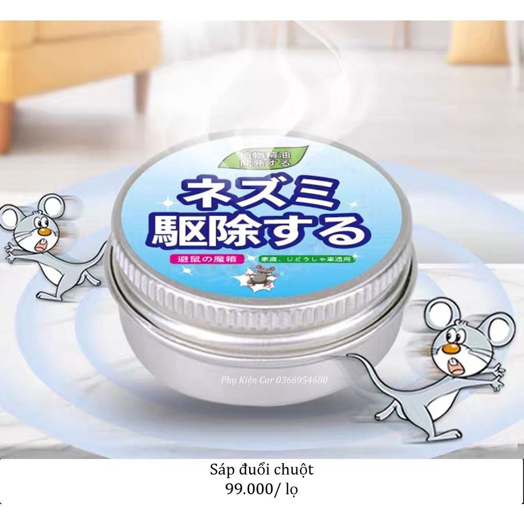 Sáp đuổi chuột xe ô tô- sáp gắn khoang máy chống chuột cắn phá dây điện oto