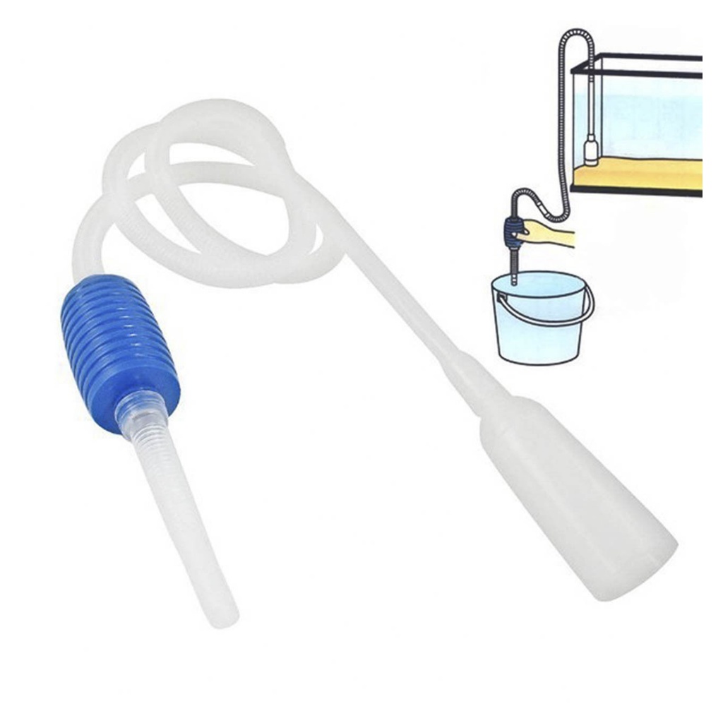 Bơm bóp tay hút phân hồ cá