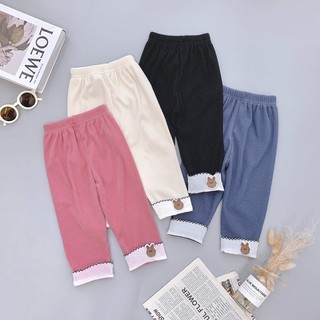 Quần Legging cho bé, Quần Legging Chất Nhung Tăm Bé Gái