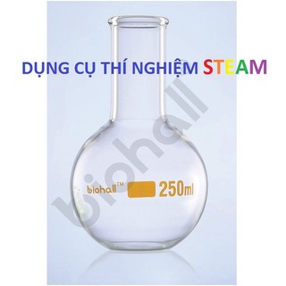 [hàng ĐỨC] Bình cầu thủy tinh đáy bằng, đáy tròn CỔ TRƠN 100ml 250ml 500ml 1000ml