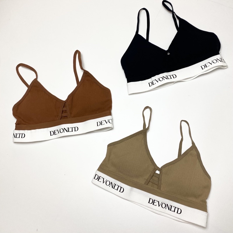 Áo Bra dây ngang 3 màu DEVONLTD