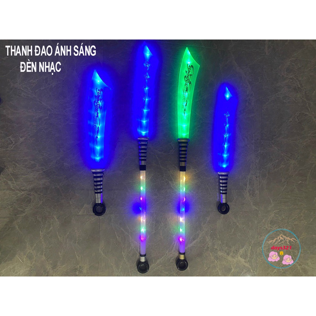 Đồ long đao ánh sáng âm thanh đèn led cháy phố đồ chơi siêu nhân đại phong đao