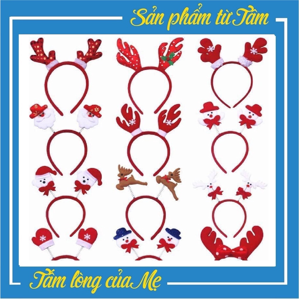 Bờm Nhung Giáng Sinh Noel Cho Bé Yêu