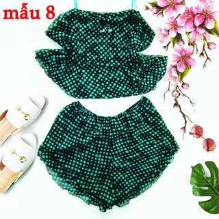 Đồ bộ voan chấm bi 2 tầng big size phần 2