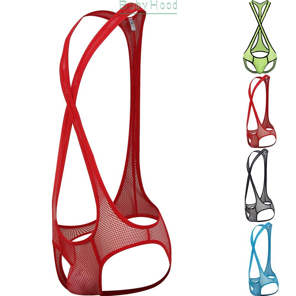 Underwear Stretch Strings Bodysuit U Convex Boxer Briefs Underpants Wrestling#BBHOOD