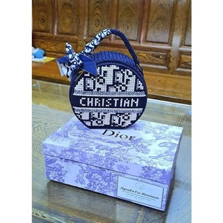 Set thêu dio cốp tròn size 18