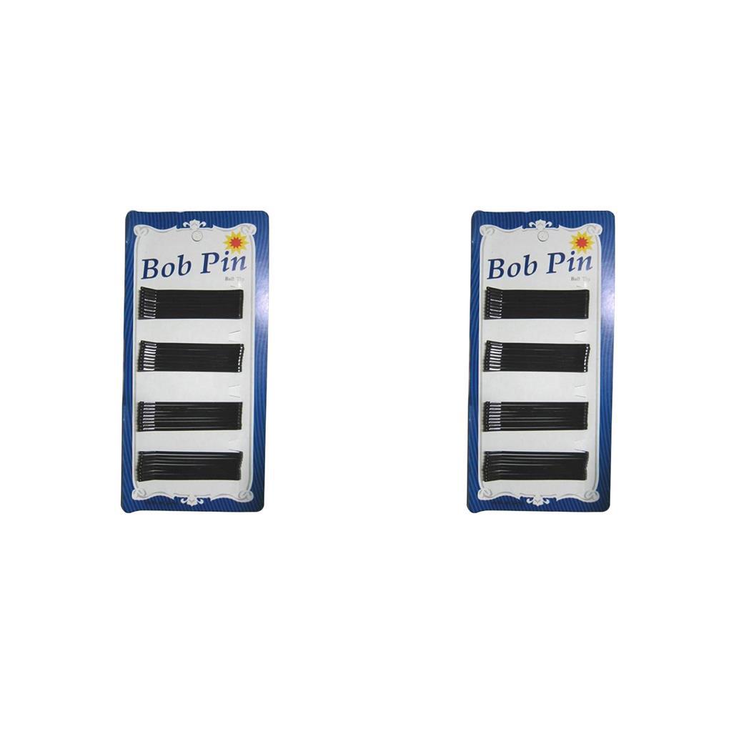 1 / 2 / 3 / 5 Ghim Cài Tóc Kim Loại Màu Đen