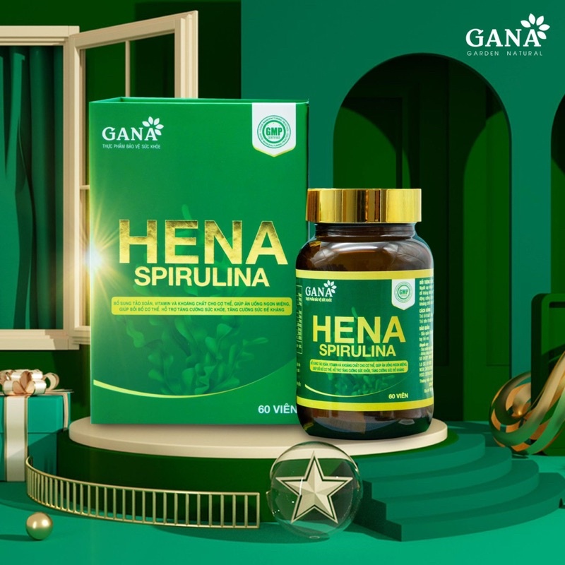 Tảo Xoắn HENA SPIRULINA CHÍNH HÃNG