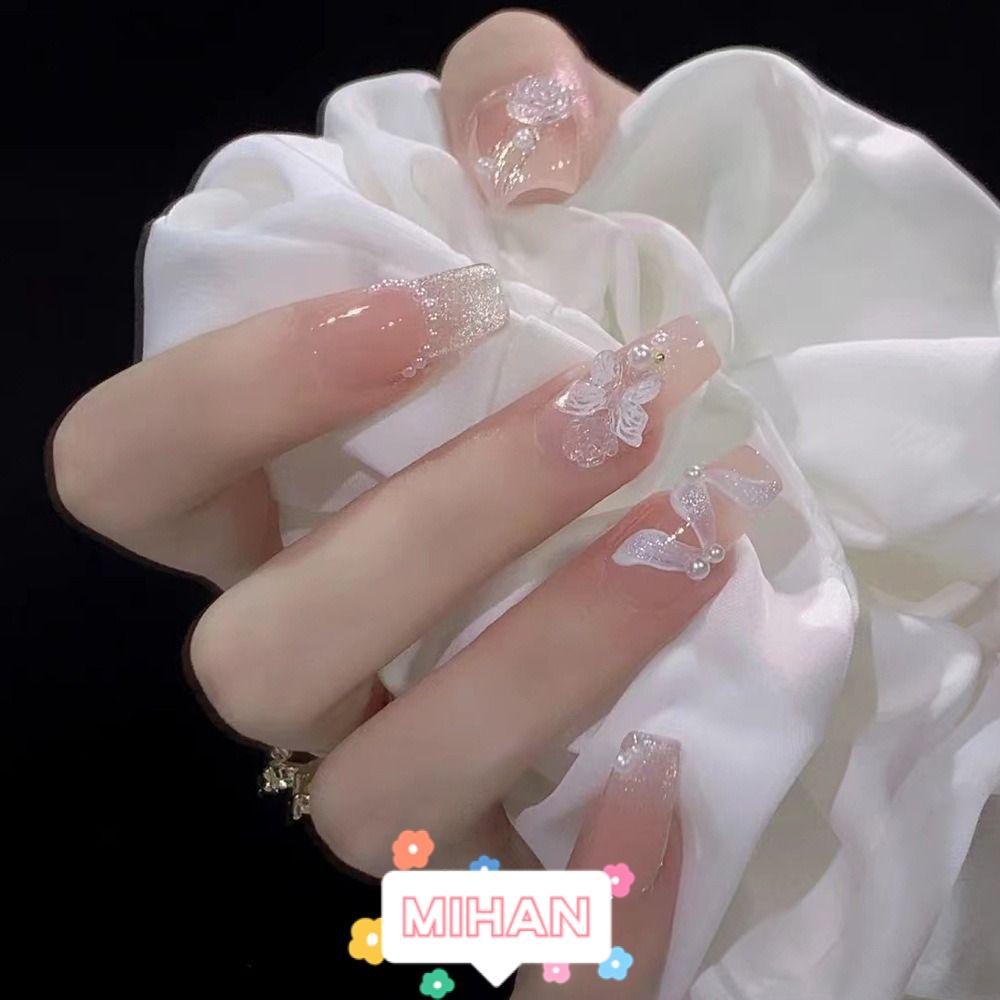 Set 24 Móng Tay Giả Có Thể Tháo Rời MIHAN1