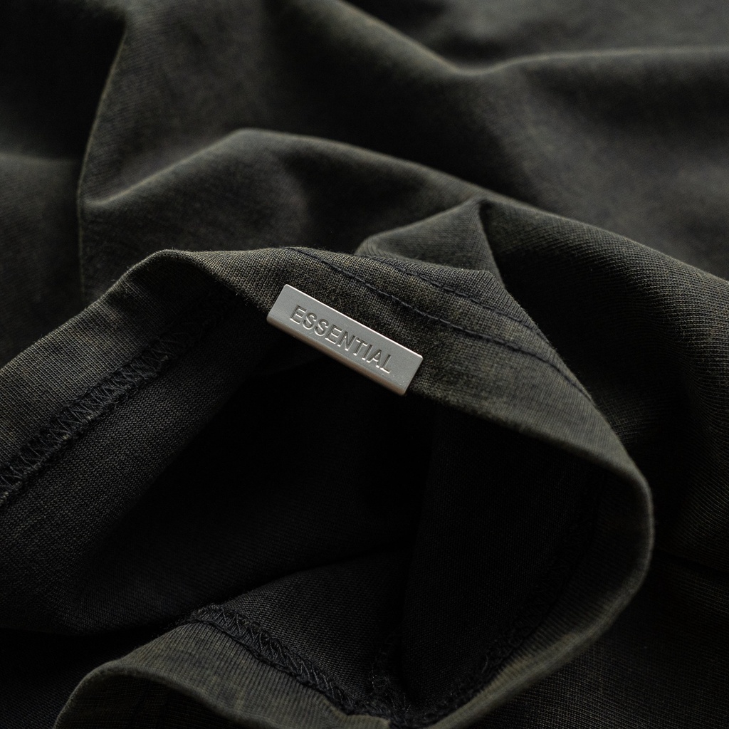 Áo thun thời trang nam, áo phông nam tay lỡ wash màu bụi cá, chất cotton dày mịn 1850