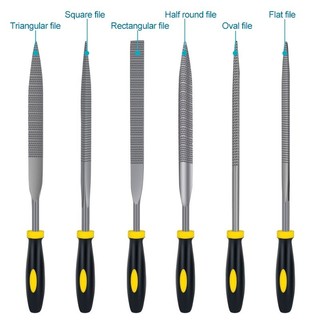 Bộ 6 Dũa Gỗ Hồng Mộc / Dũa Gỗ Chạm Khắc / Dũa Móng mini