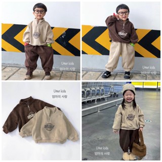 ÁO SWEATER LÓT NHUNG PHONG CÁCH HÀN QUỐC RẤT ĐẸP CHO BÉ GÁI VÀ BÉ TRAI