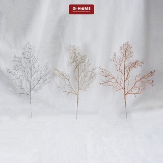Combo 5 cành san hô trang trí cây thông giáng sinh Ghome phụ kiện decor noel lấp lánh PK22 M3SET5
