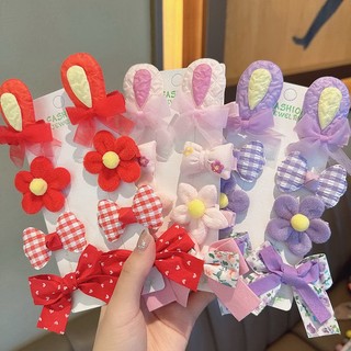 Set 8 Kẹp Tóc Dễ Thương Cho Bé Gái