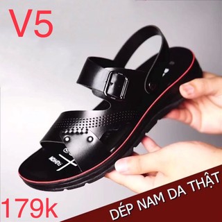 Dép nam da bò chuẩn,đế cao su siêu mềm và êm ,mẫu dép đơn giản nhưng rất thời trang.