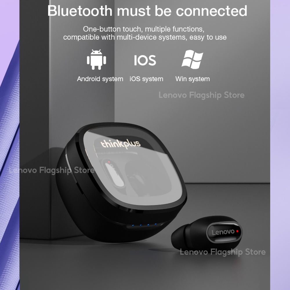 Tai nghe không dây Âm Thanh Siêu Trầm Có Micro Cho Lenovo XT62 TWS