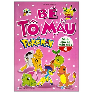 Sách Bé Tô Màu Pokemon - Tập 4