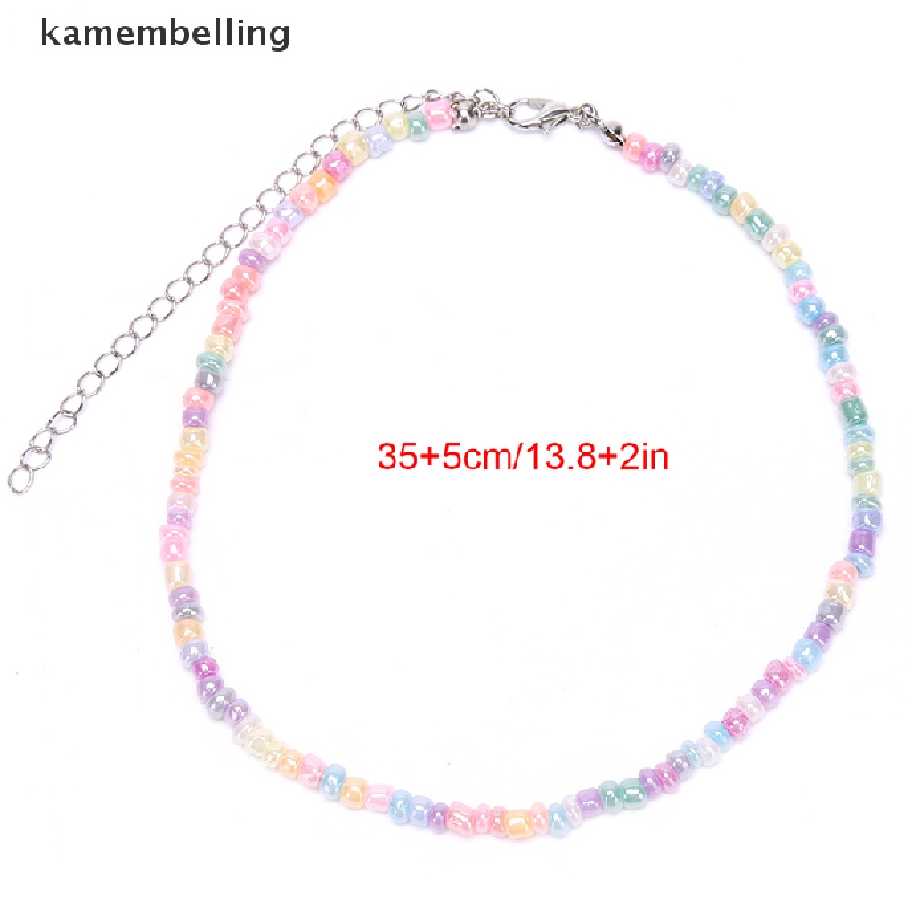 Vòng cổ Chuỗi Hạt Nhiều Màu Sắc Phong Cách Boho Thời Trang Cho Nữ