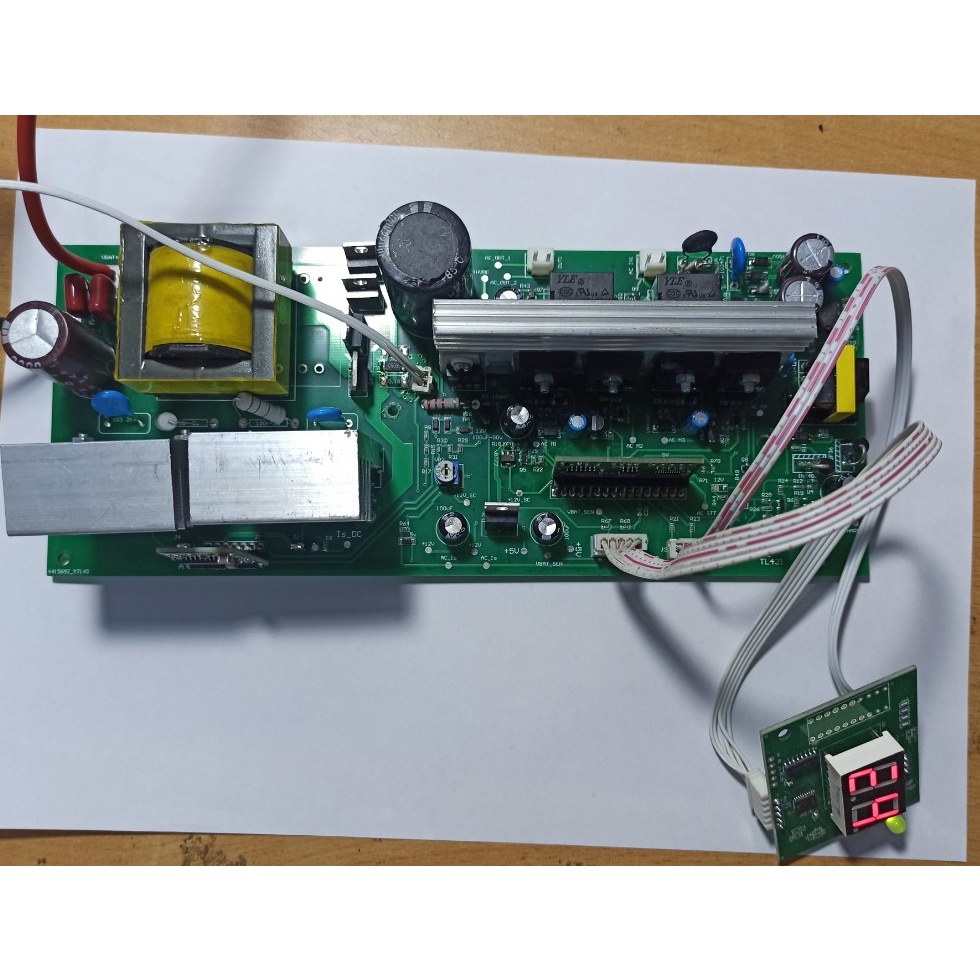 Mạch Lưu Điện UPS 2 Chế Độ Chạy Cho Cửa Cuốn- Camera,Máy Tính Bàn,Máy Chấm Công Vân Tay