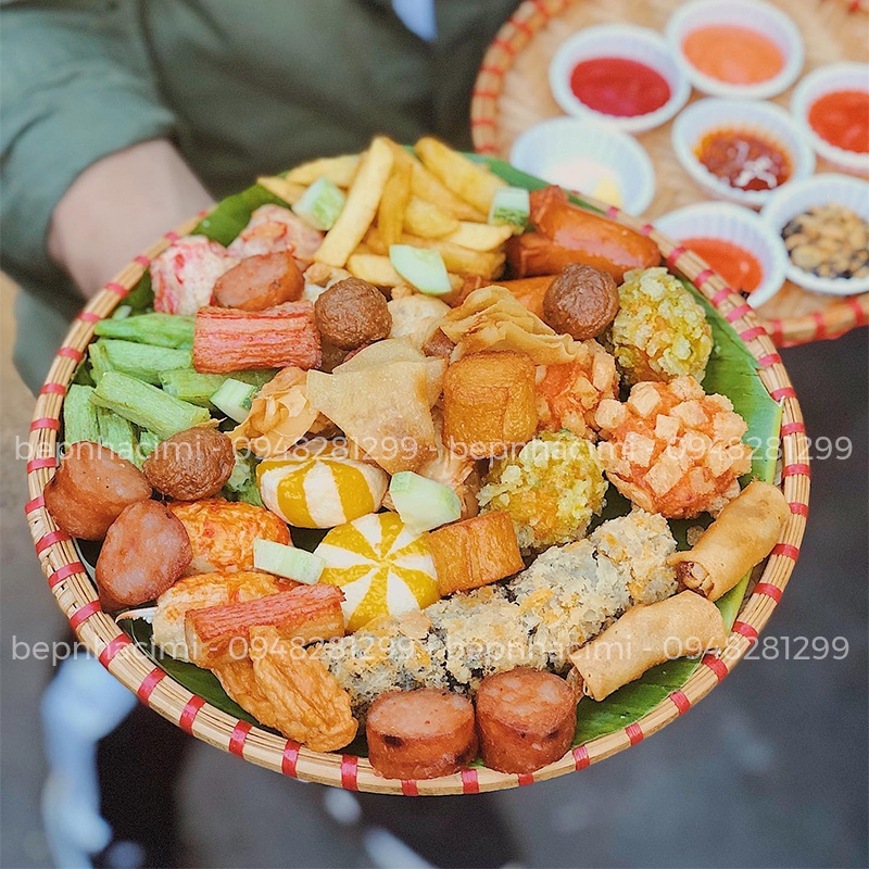 Cá Viên Chiên Mix Đủ Vị - Xiên Que Ăn Vặt, Thả Lẩu - Bếp Nhà CIMI