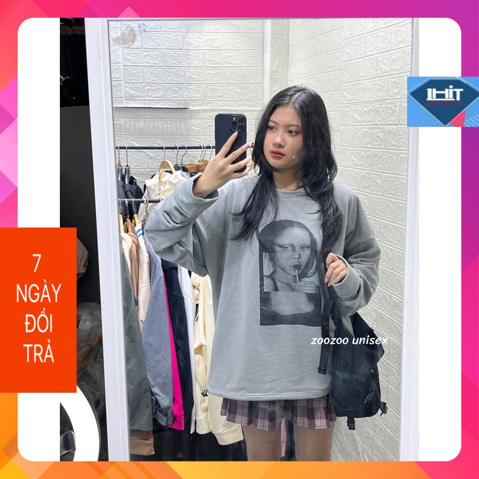 Áo Sweater Nỉ Phối Tay LOADING Form Rộng Unisex
