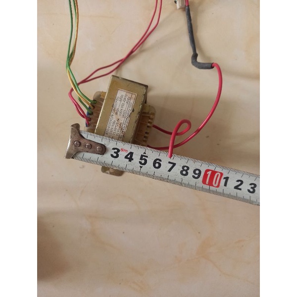Biến áp đối xứng 12V-0-12v hàng cũ bóc máy loa vi tính, biến áp bóc máy loa vi tính