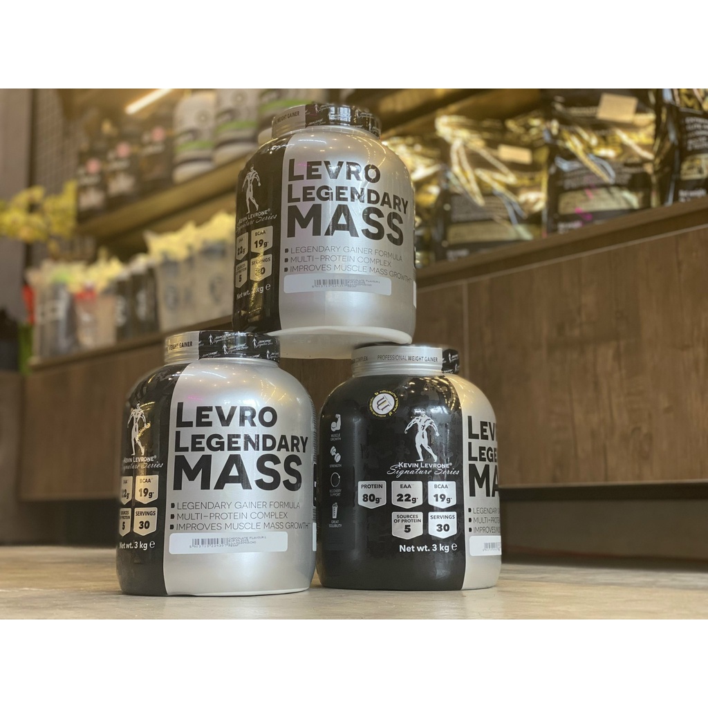 LEVRO LEGENDARY MASS - TĂNG CÂN NHANH - PHÁT TRIỂN CƠ BẮP GIÁ RẺ - HỘP 3KG