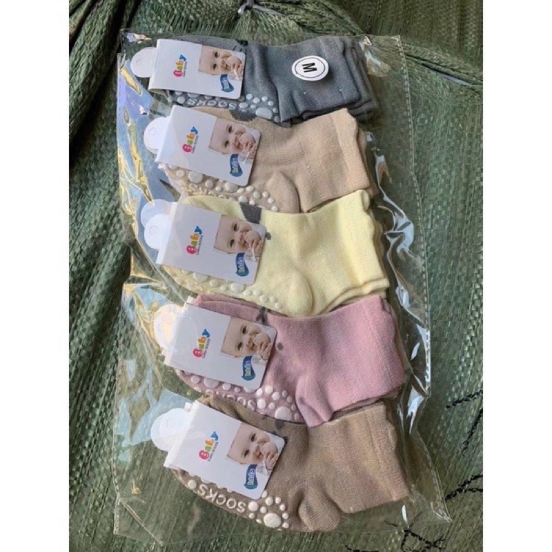 Set 5 đôi tất chống trượt APHI NEMO phong cách Hàn cho bé 0-3 tuổi / Tất Vớ Cho Bé