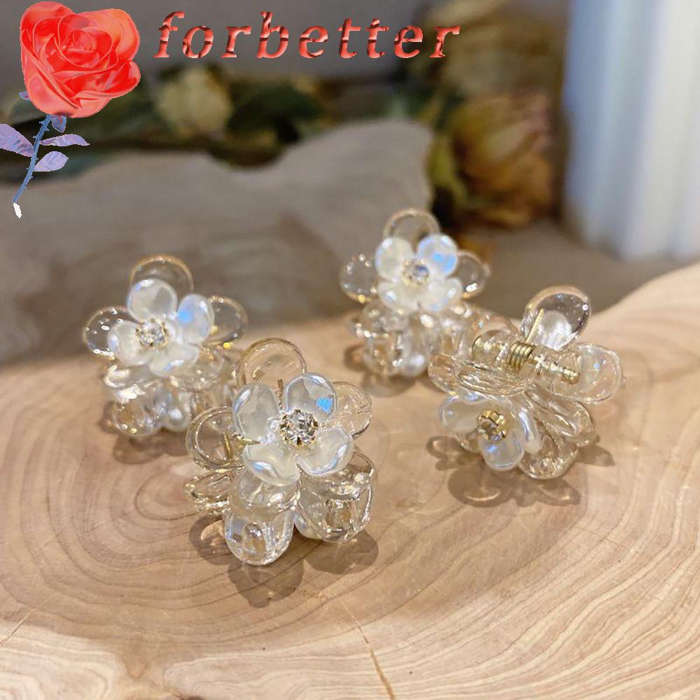 Kẹp Tóc Hình Hoa Nhỏ Bằng Hợp Kim Phong Cách Hàn Quốc Ngọt Ngào Cho Nữ