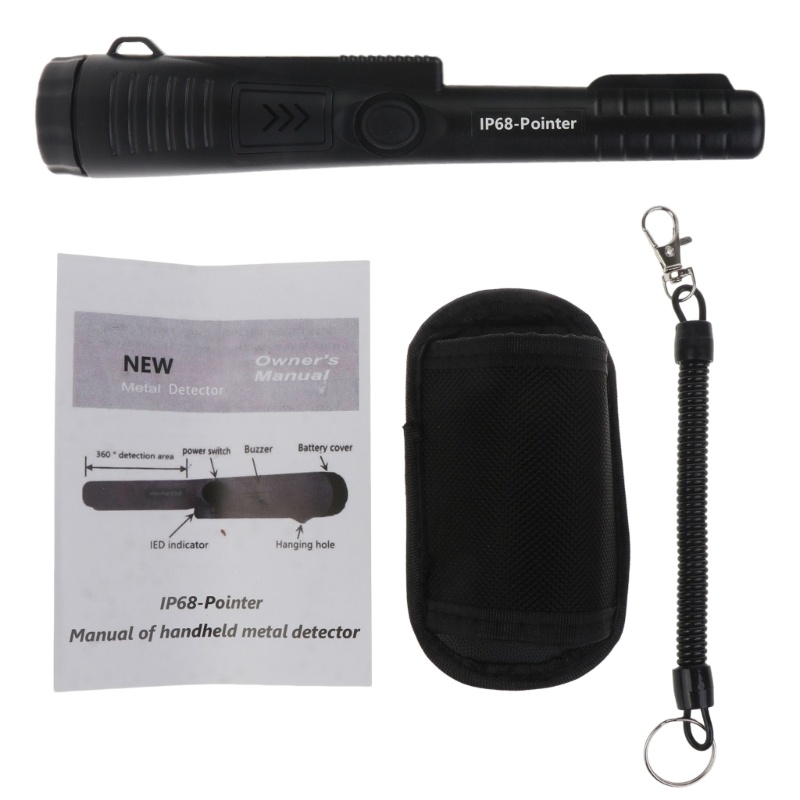 Máy Dò Kim LoạI 360 Độ Cho NgườI LớN Và Trẻ Em° Máy Quét Kiểm Tra Rung Kèm Còi Báo Động