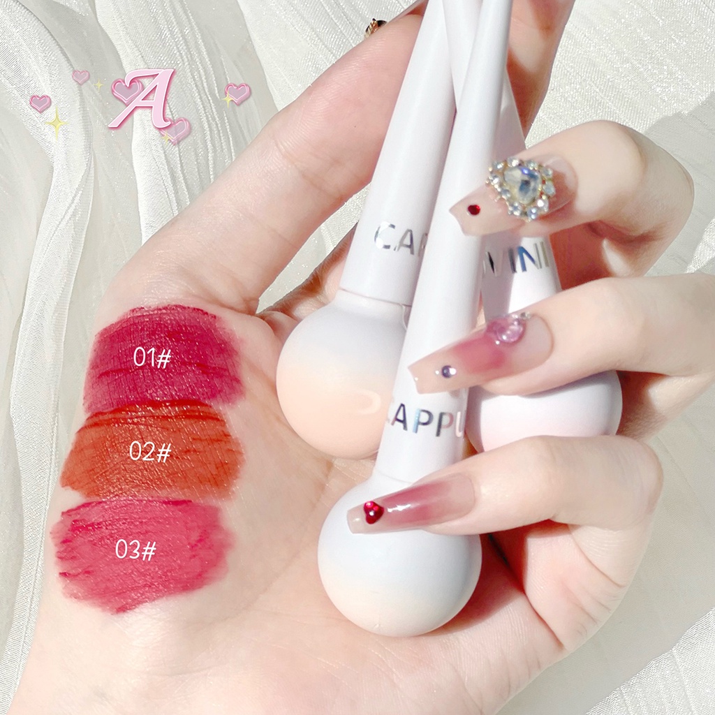 Bộ Son Môi Dưỡng Ẩm Lâu Trôi Chống Thấm Nước Màu Nhung Lì Dễ Thương