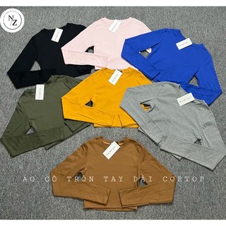 Áo thun cổ tròn tay dài cortop - nzon shop