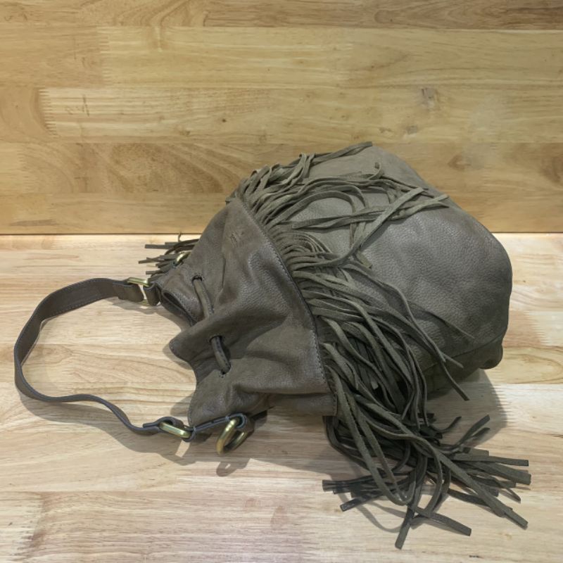 Túi bucket đeo vai da lạ secondhand  18231122
