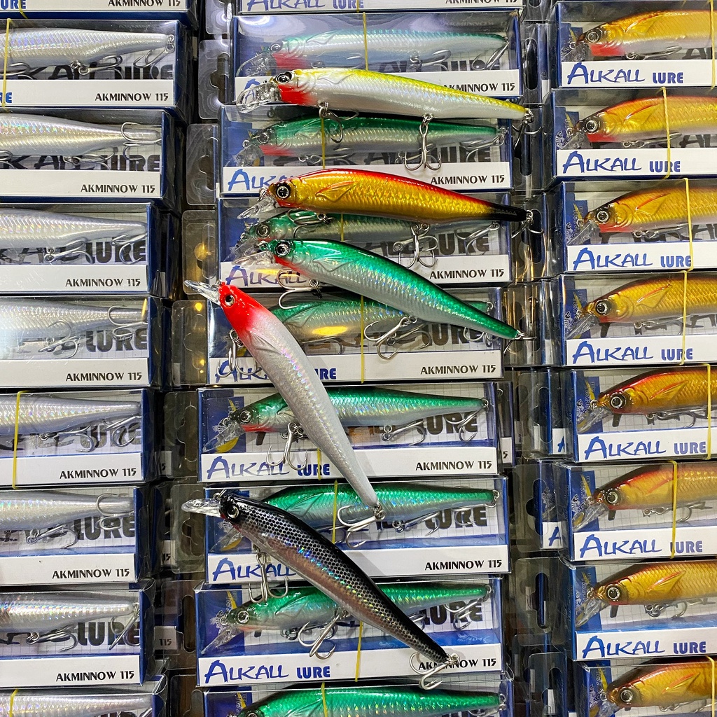 Mồi lure Alkall Minnow 115