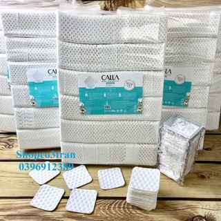 Bông làm Sạch Da Calla 1kg - Bông tẩy trang Calla làm sạch da Bông bạch Tuyết gói 1kg