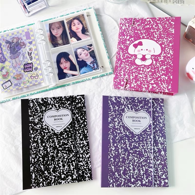 Binder A5 composition bản dupe nội địa Trung - sổ album sưu tầm ảnh card idol anime