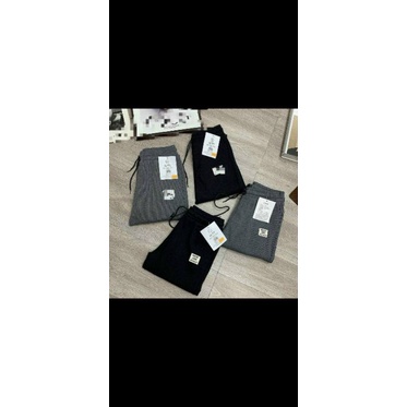 Quần thun tăm Jogger đen và xám có size s m l xl