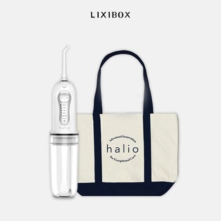 Combo Máy tăm nước Halio Professional Cordless Oral Irrigator và Túi tote HALIO Navy