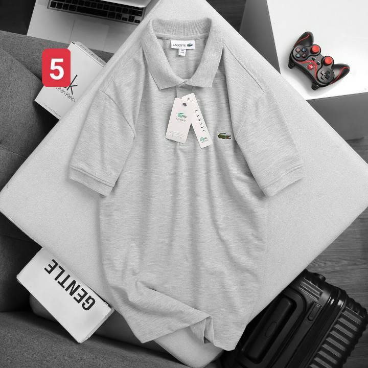 Áo thun polo Cá sấu đúng 100% cotton dư xịn- Không chứa nylon