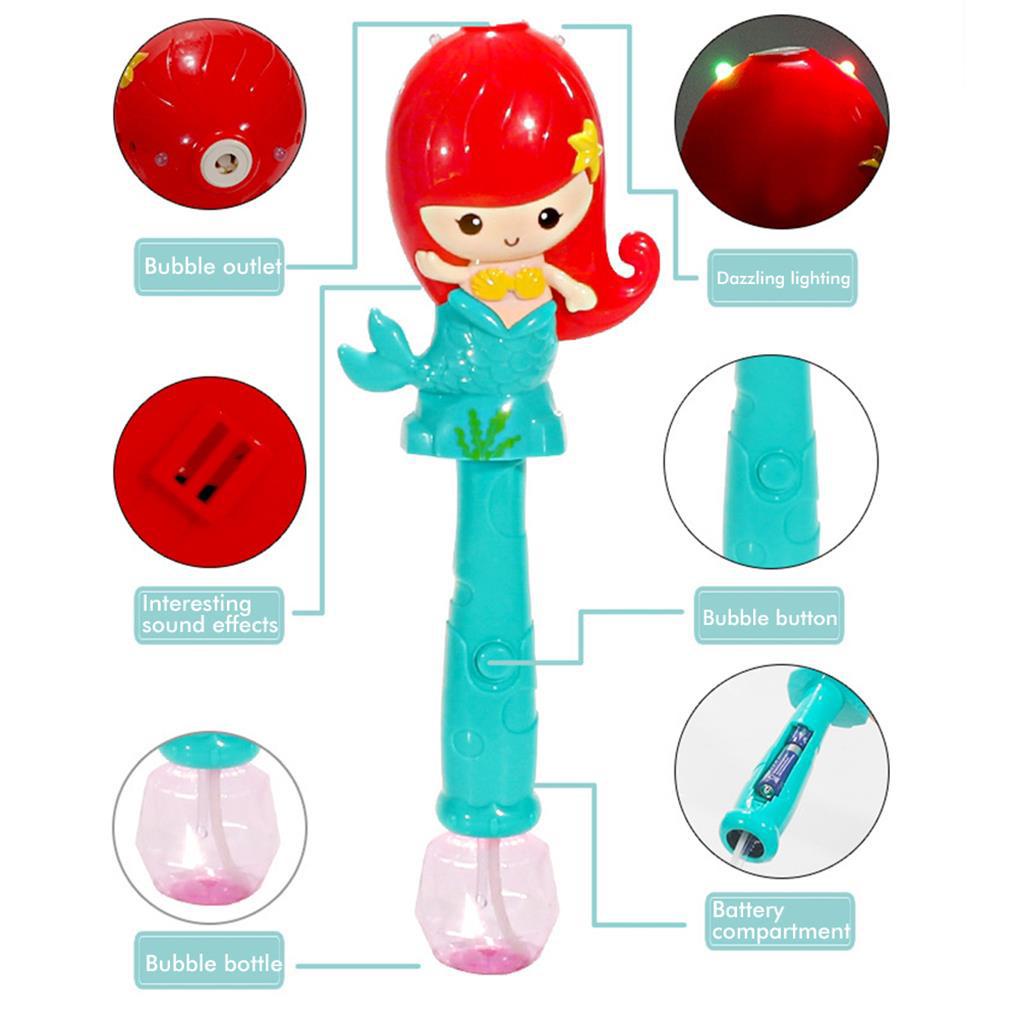 Bộ Đồ Chơi Thổi Bong Bóng Tự Động Bằng Nhựa Có Đèn Và Nhạc Dành Cho Trẻ Em