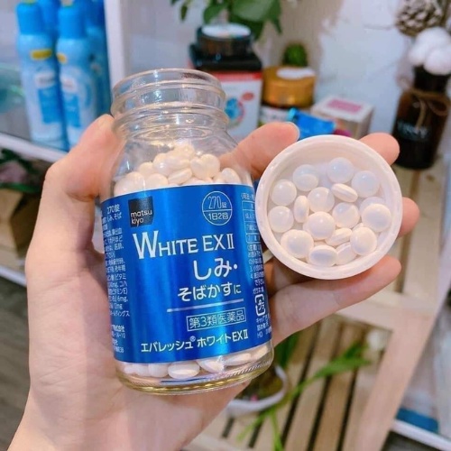Viên uống Skin White EX ll 270 viên, Viên uống trắng da, mờ thâm nám, mờ tàn nhan, cải thiện sắc tố da, myphamhanhluan | BigBuy360 - bigbuy360.vn