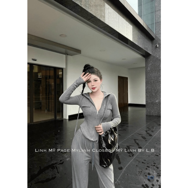 (MẪU MỚI) SÉT THUN GÂN SÉT ĐỒ ĐẸP THOẢI MÃI CHO NÀNG DẠO PHỐ NỔI BẦN BẬT KHI ĐI CHƠI CUỐI TUẦN UP HHP FASHION