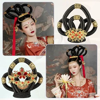   Hỏa Tốc  Búi tóc giả hóa trang Hằng Nga Tiên Nữ  Cài đầu Chị Hằng Chú Cuội  phong cách cổ trang nhân dịp Trung Thu 