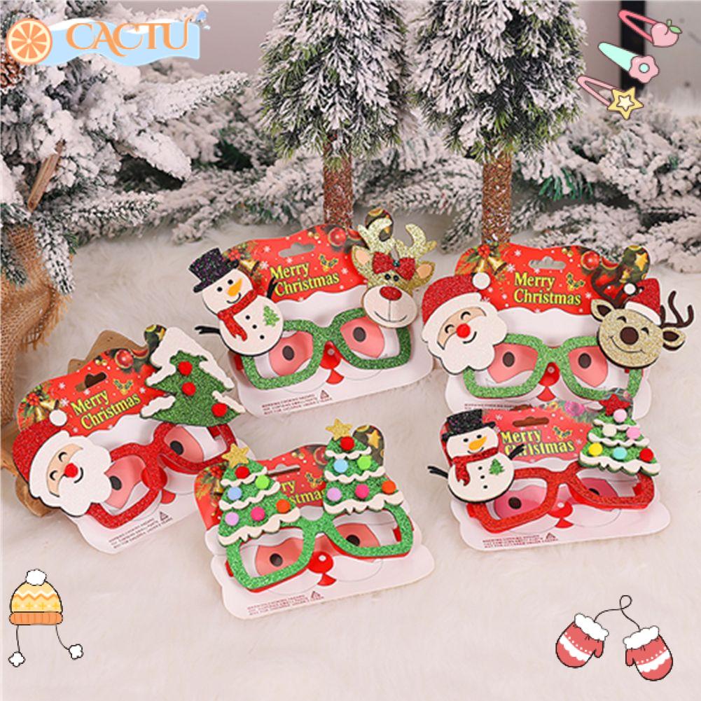 Khung Kính Trang Trí Họa Tiết Hoạt Hình Phong Cách Giáng Sinh