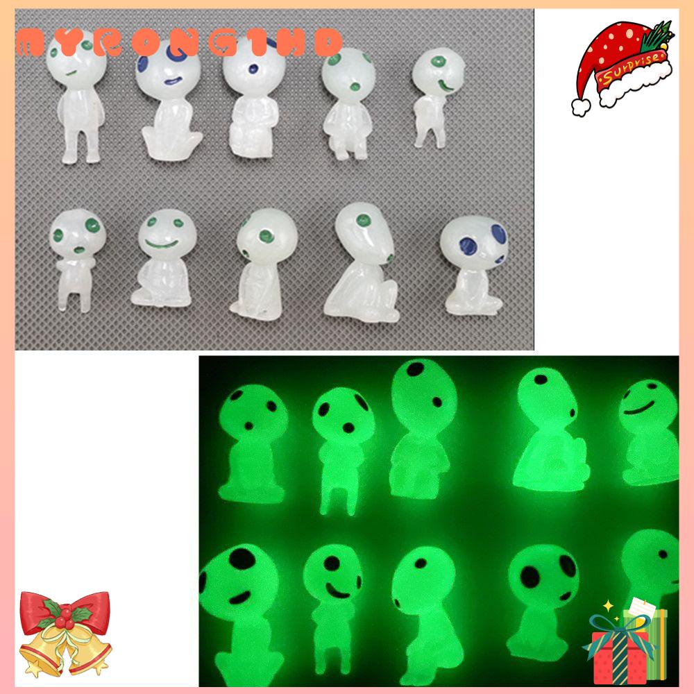 Set 10 Mô Hình Ma Dạ Quang Mẫu Mới MYRONG1HD Dùng Trang Trí Tiểu Cảnh