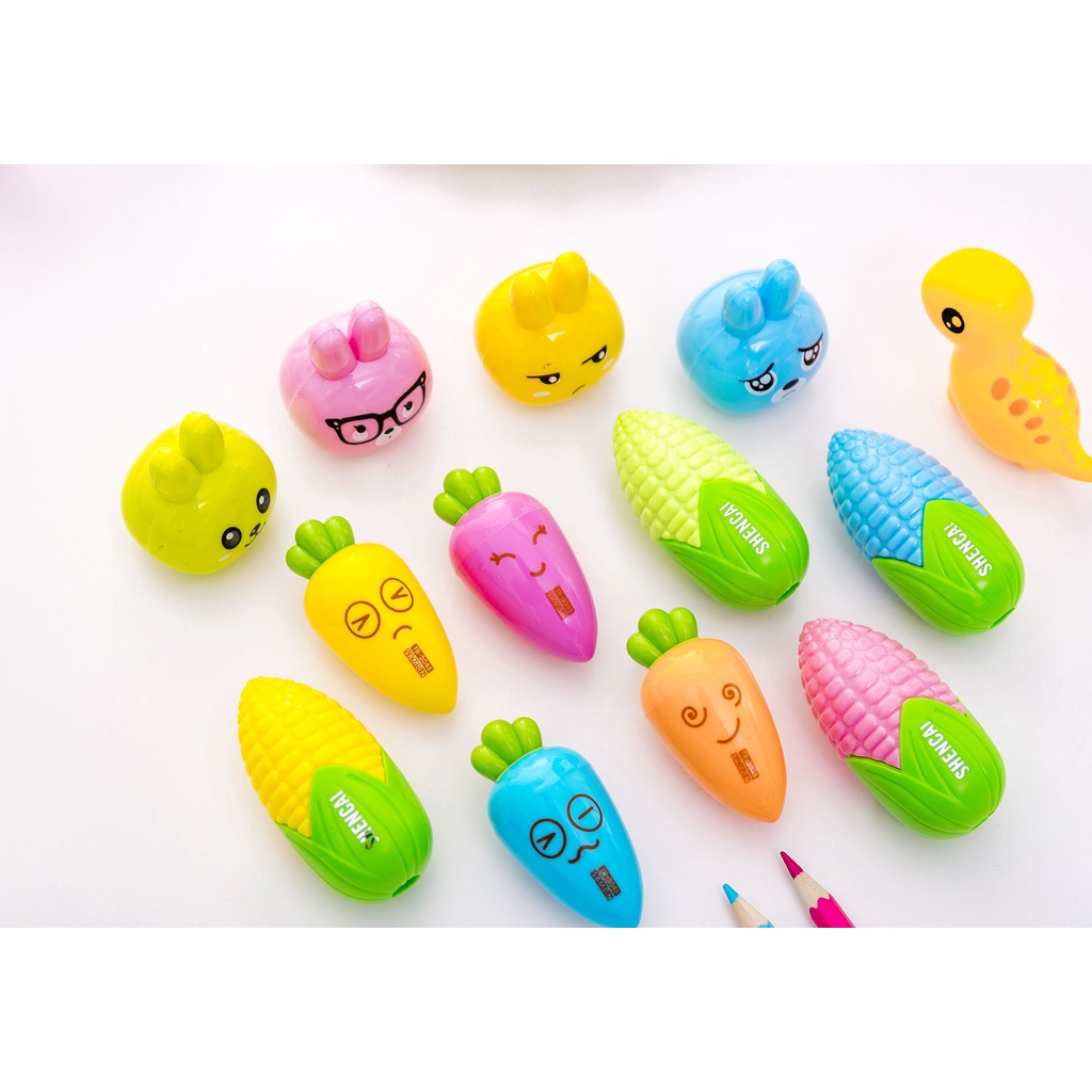 Gọt bút chì nhiều hình dễ thương màu sắc ngẫu nhiên