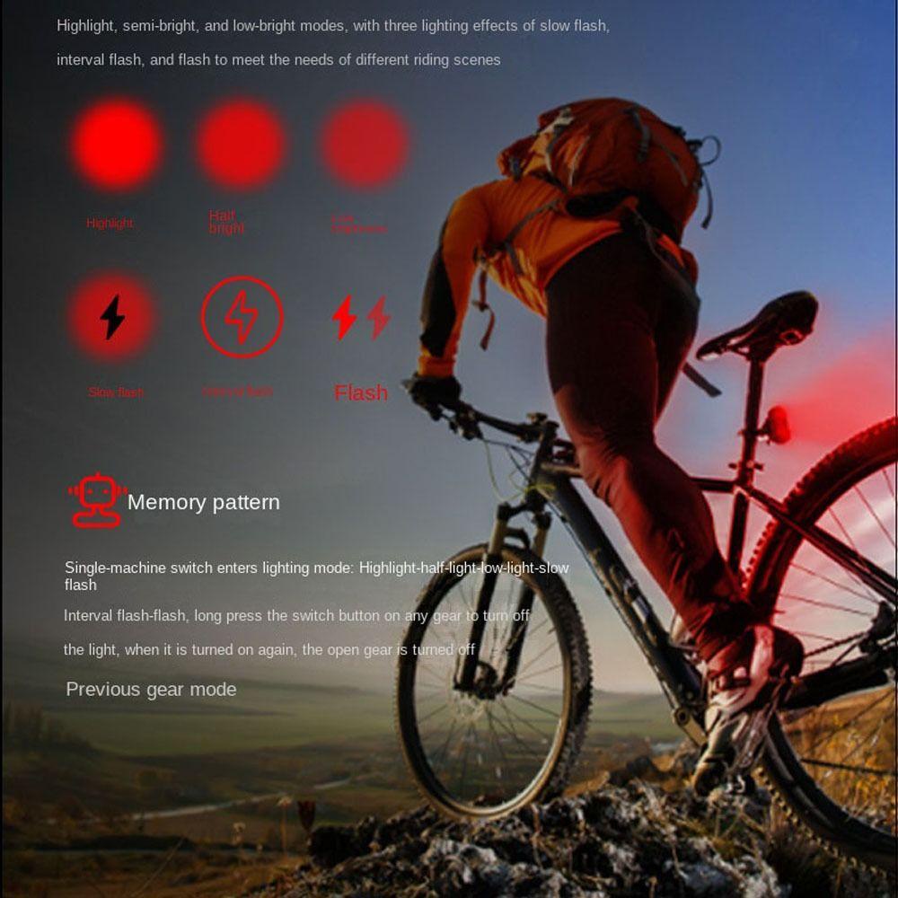 Đèn Pha LED Cảnh Báo Gắn Phía Trước Xe Đạp Leo Núi