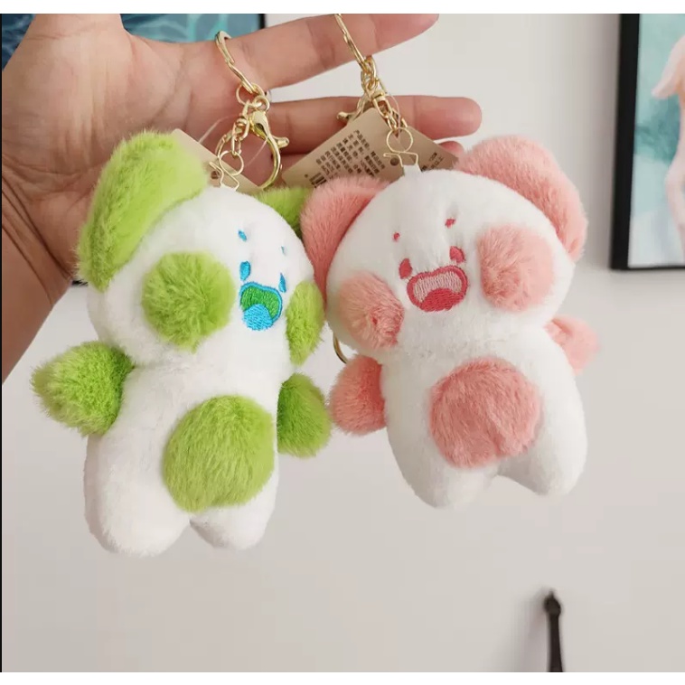 Móc Khóa Hình Mèo Nhồi Bông Mềm Mại Đáng Yêu