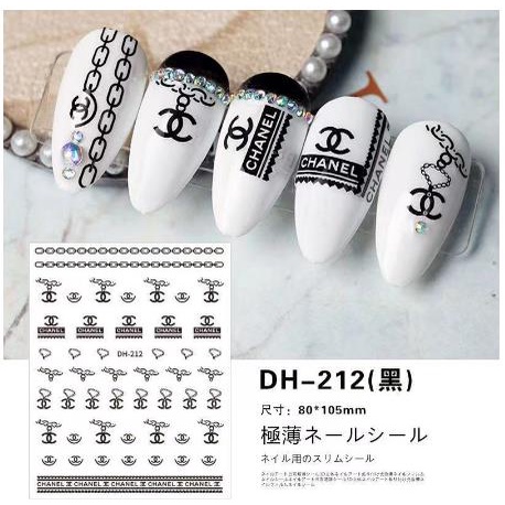 sticker trang trí nail mã mới dh212